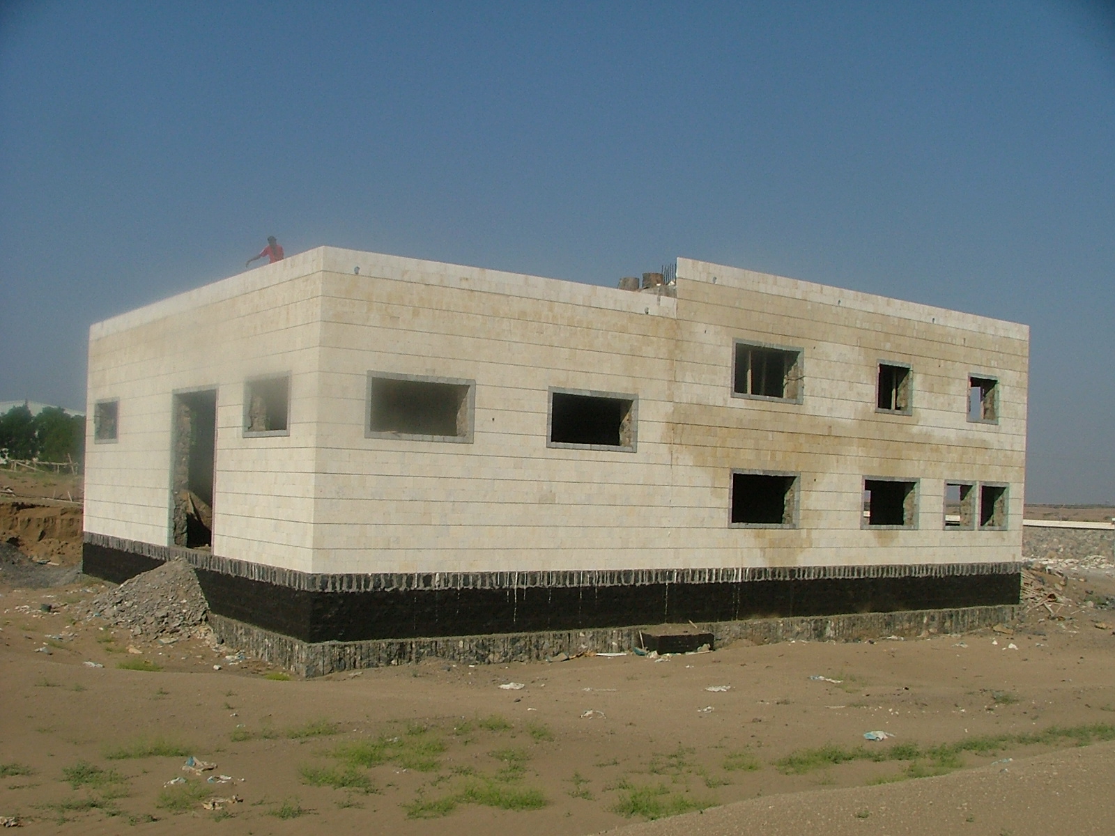 Radio transmitter center in Al-Marawa 
